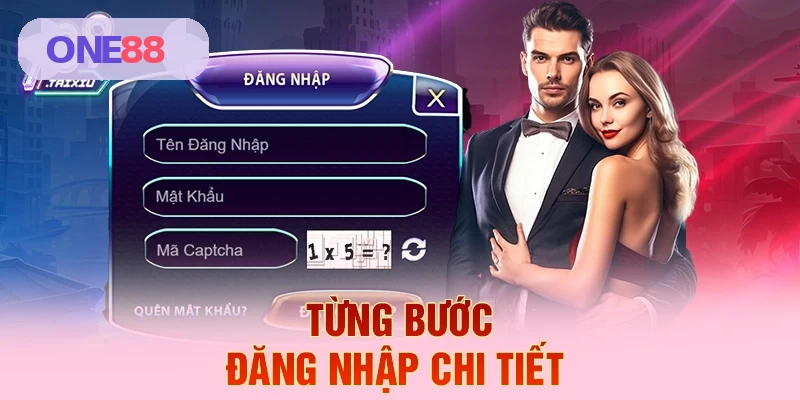 Hướng dẫn từng bước đăng nhập ONE88